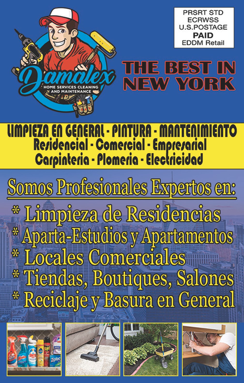 flyer especial para Damalex diseñado por Ivan Mayorquin